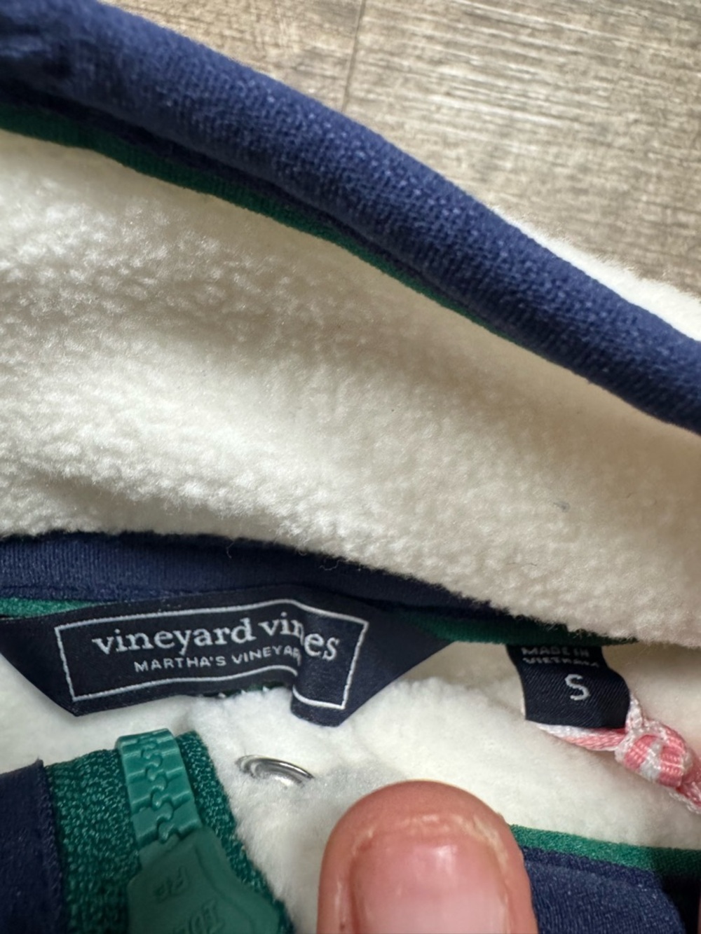 Vineyard Vines Women’s Harbor Fleece 1/4 Zip Pullover Size Small NWT - Picture 7 of 8